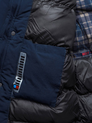 Geacă bărbați albastru marin OZONEE JS/5M718/215