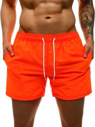 Pantaloni scurti de baie bărbați portocaliu OZONEE ST002-1