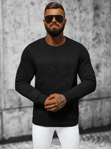 Bluză bărbați neagră OZONEE NB/MF2010