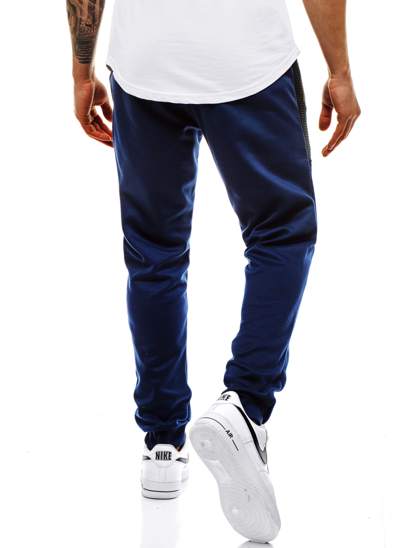 Pantaloni de trening bărbaţi albastru marin OZONEE JS/JZ11020Z