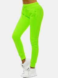 Pantaloni de training femei neon verde OZONEE JS/CK01/31