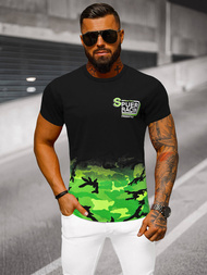 Tricou Bărbați Verde OZONEE JS/S985/153Z