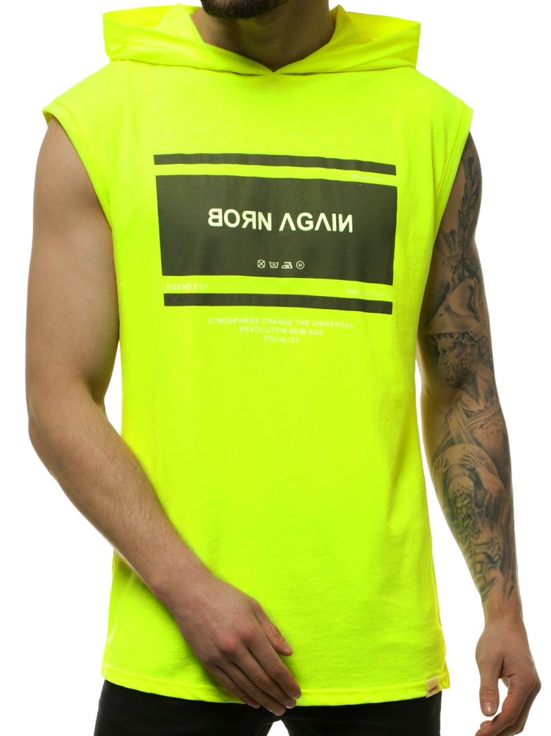 Maiou bărbați galben-neonowy OZONEE MACH/M1152