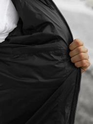 Jachetă bărbați neagră OZONEE JS/M792/392