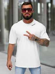 Tricou bărbați alb OZONEE O/QQ1195