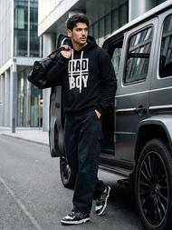 Hanorac bărbați negru OZONEE JS/65B3909/3Z