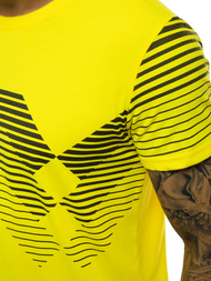 Tricou bărbați galben OZONEE JS/KS2058