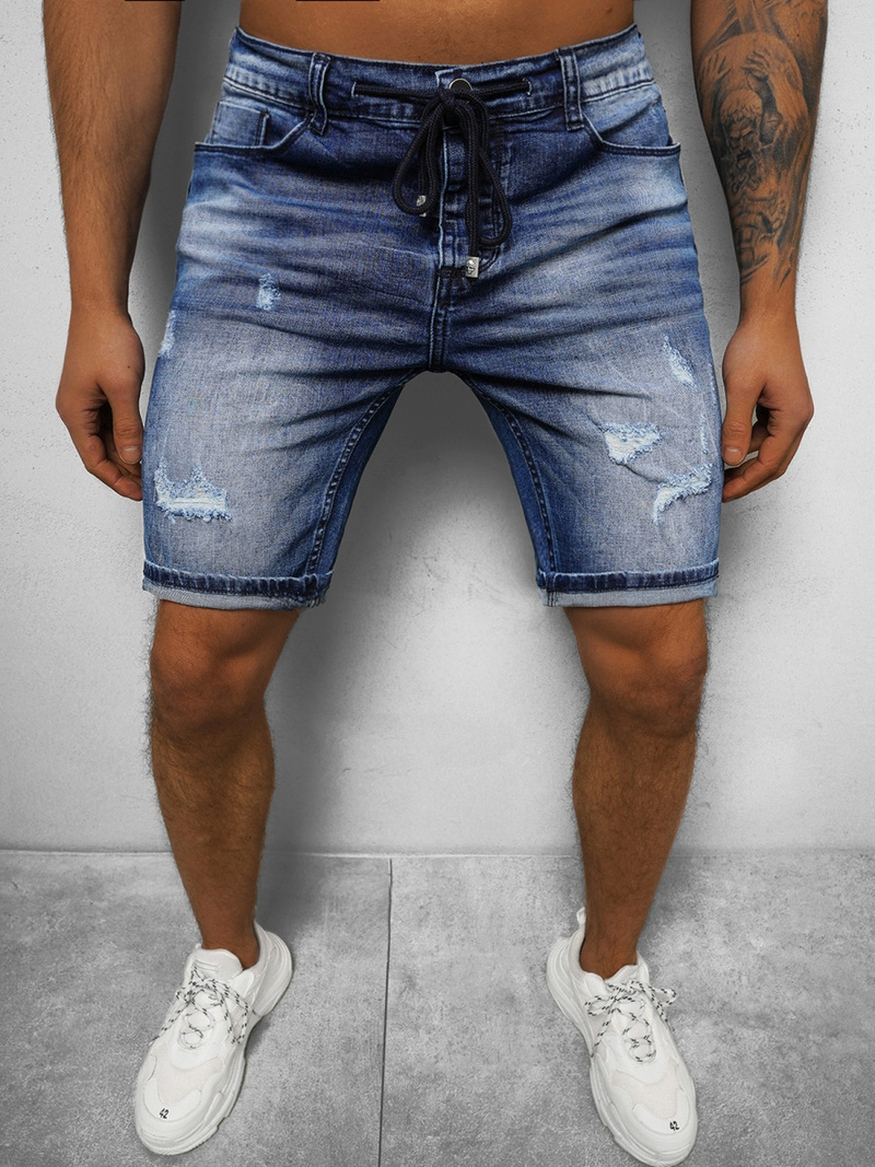 Pantaloni scurti bărbați albaștri închis OZONEE NB/MP0035BS