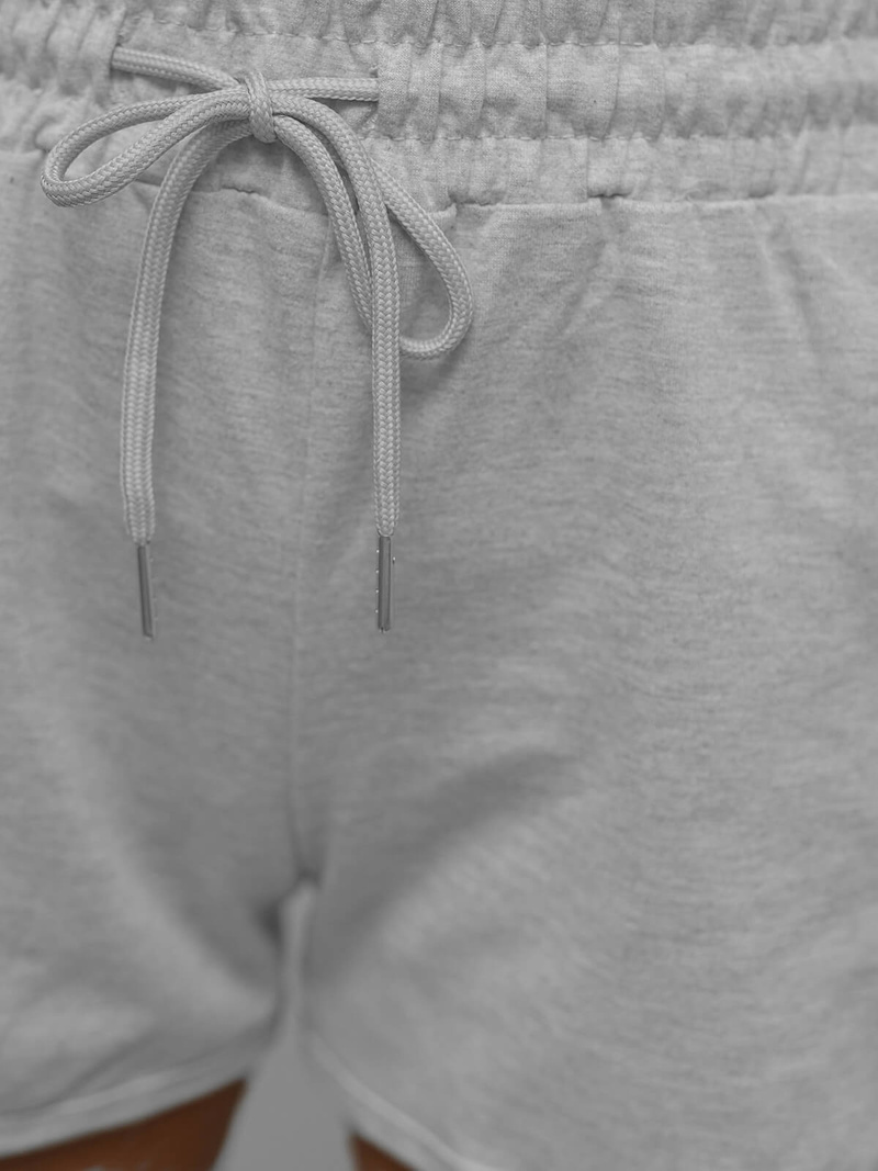 Pantaloni scurți sportivi pentru femei gri OZONEE JS/8K1256/2Z