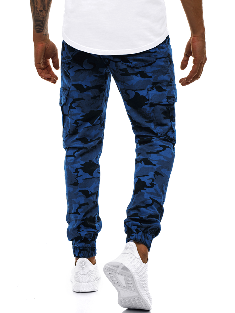 Pantaloni jogger bărbați bleumarin OZONEE A/404