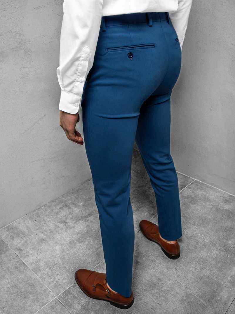 Pantaloni bărbaţi indigo OZONEE DJ/5511