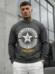 Hanorac bărbați antracit OZONEE JS/8B1768/5