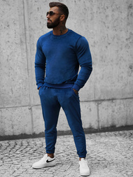 Trening catifea bărbați albastru marin OZONEE O/12138