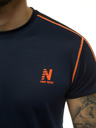 Tricou bărbați albastru marin OZONEE JS/KS2103