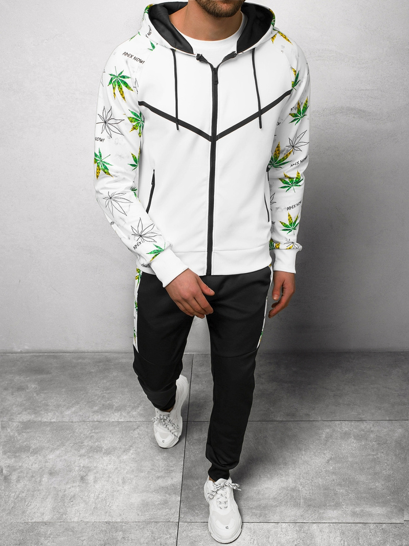 Compleu sport bărbaţi alb OZONEE O/HM703Z