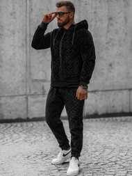 Trening catifea bărbați negru OZONEE O/3A133/A135