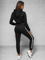 Trening dama doua piese negru OZONEE JS/8C67/3