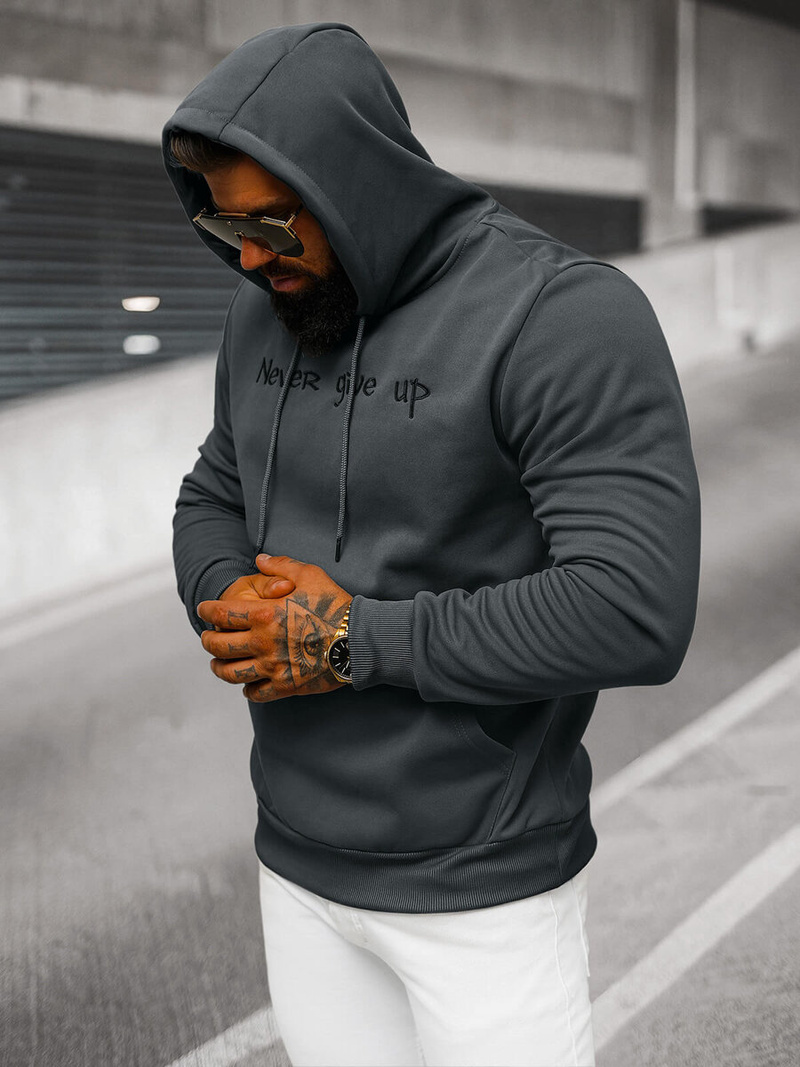 Hanorac bărbați antracit OZONEE JS/27B6512/5