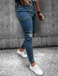 Blugi Bărbaţi Albaștri OZONEE O/268SP