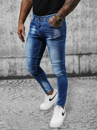 Blugi bărbaţi albaștri OZONEE NB/MP0019BC