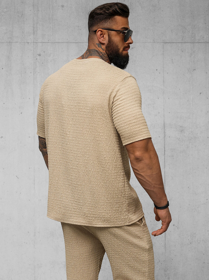 Tricou bărbați camel OZONEE O/Y960T