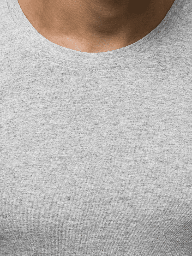 Tricou cu mânecă lungă gri OZONEE O/1209Z