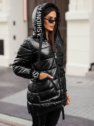 Geacă de femei neagra OZONEE JS/5M3188/392Z