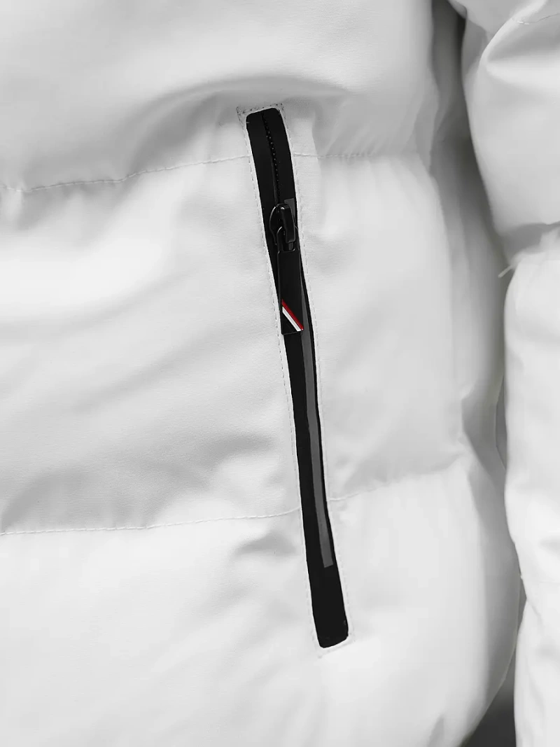 Geacă reversibilă bărbați albă OZONEE JS/M761/281