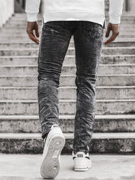 Jeanşi pentru bărbaţi negri OZONEE V/19286