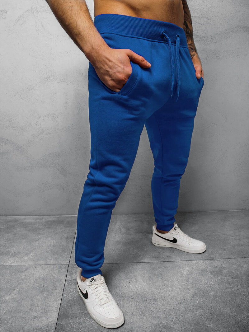 Pantaloni de trening bărbaţi cobalt OZONEE JS/XW01Z