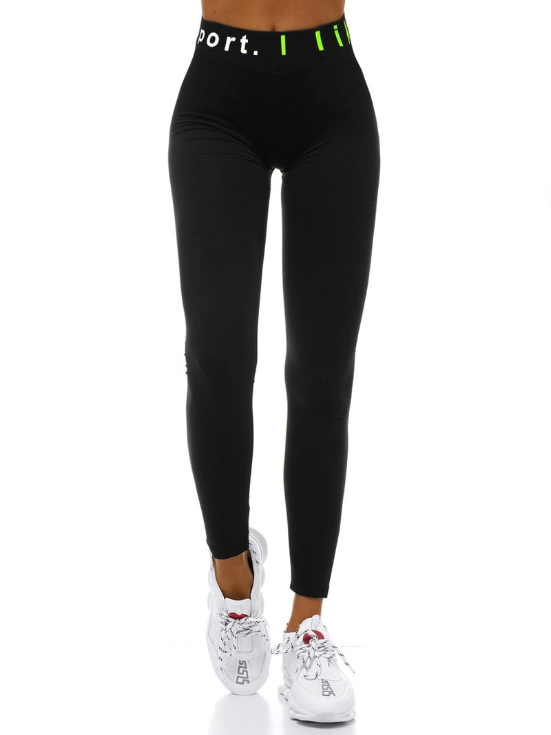 Colanţi femei negru-verde OZONEE O/82353