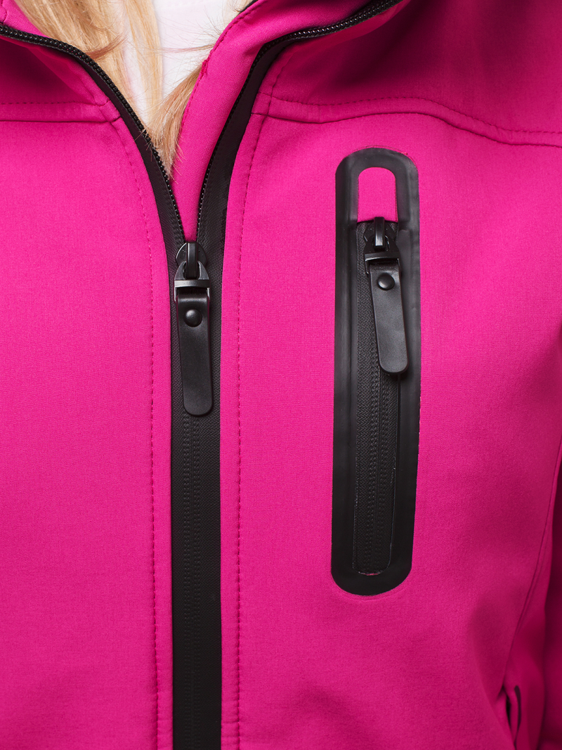 Jachetă de femei SOFTSHELL roz OZONEE N/4849
