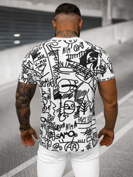 Tricou bărbați alb OZONEE O/T1269/1