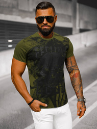 Tricou bărbați verde OZONEE O/T126/29Z