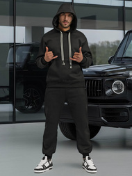 Compleu sport bărbaţi negru OZONEE O/3C582AB