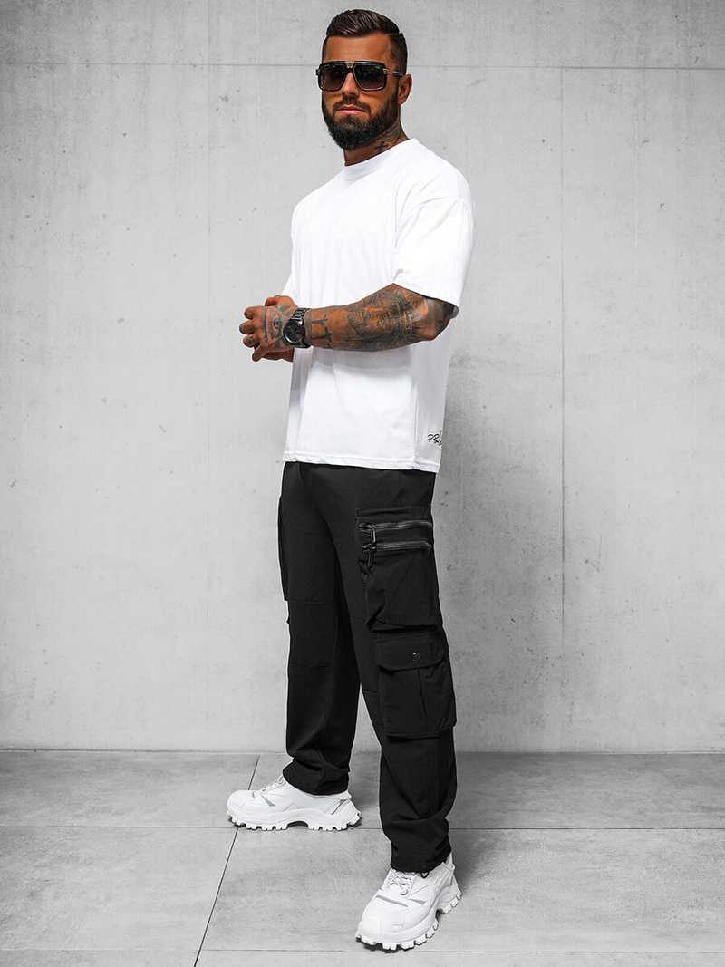 Pantaloni Bărbaţi Negri OZONEE O/PS5527