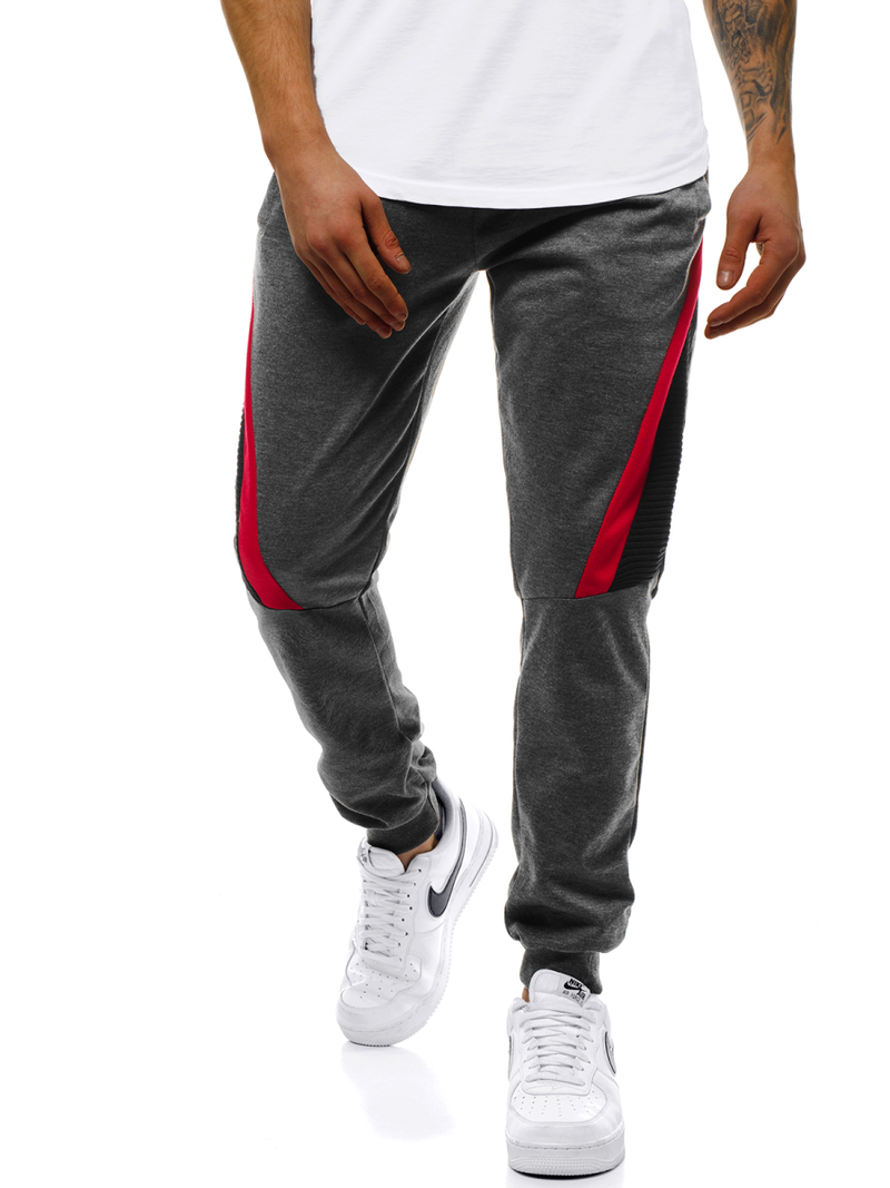 Pantaloni de trening bărbaţi antracit OZONEE JS/JZ11018
