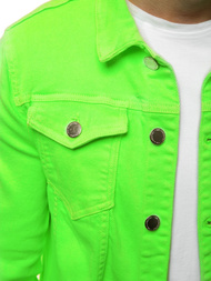 Geacă de blugi bărbați verde OZONEE G/620