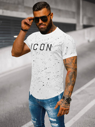 Tricou bărbați alb OZONEE O/P1289Z