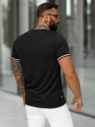 Tricou bărbați negri OZONEE O/QS11628