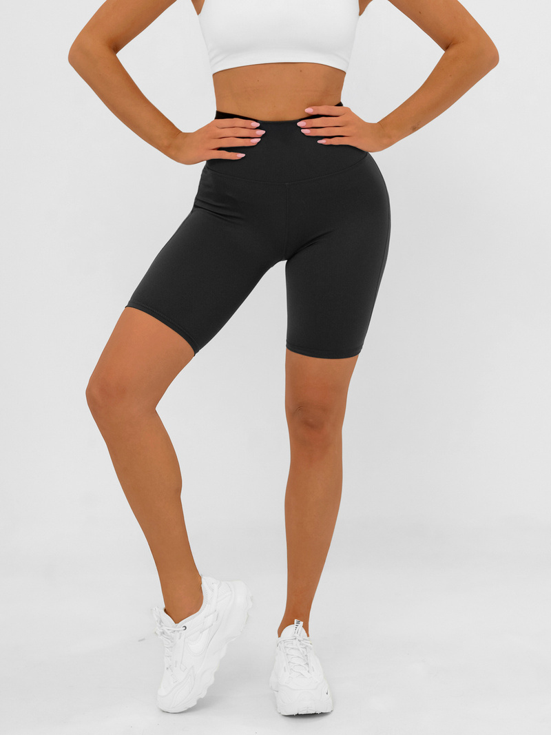 Colanți scurți de damă negri OZONEE JS/17K583/3