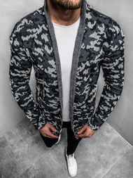 Pulover bărbați bleumarin OZONEE MECH/0929Z