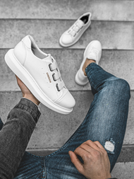 Sneakers pentru Barbati albi OZONEE CH/253