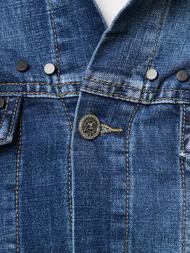 Jachetă de blugi bărbați albastră OZONEE NB/MJ504B