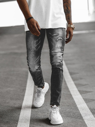 Pantaloni bărbați gri OZONEE NB/MP0005GZ