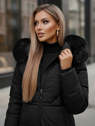 Geacă de femei neagra OZONEE JS/16M9099/392Z