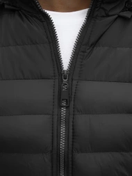 Jachetă bărbați neagră OZONEE JS/M792/392