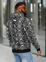 Hanorac bărbați negru OZONEE JS/8B1236/3