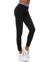 Colanţi femei roz-negru OZONEE O/82351