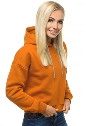 Hanorac femei camel OZONEE O/12102